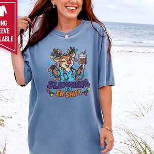 Er Christmas Shirt, Sleighing The Er Shift Nurse Top, Emergency Room Gift, Christmas Nurse Sweatshirt, Medical Staff Tee, Holiday Rn Gift image 10