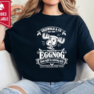 Griswold Shirt, Funny Christmas Pajamas, Nurse Christmas Gift, Eggnog Shirt, Clark Griswold, Holiday Humor Tee imagen 4