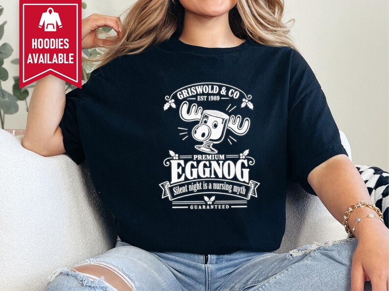 Griswold Shirt, Funny Christmas Pajamas, Nurse Christmas Gift, Eggnog Shirt, Clark Griswold, Holiday Humor Tee imagen 4