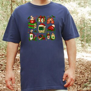 Respiratory Nurse Christmas Shirt, Respiratory Therapist Holiday Gift, Christmas Medical Crewneck, ICU Nurse Christmas Top