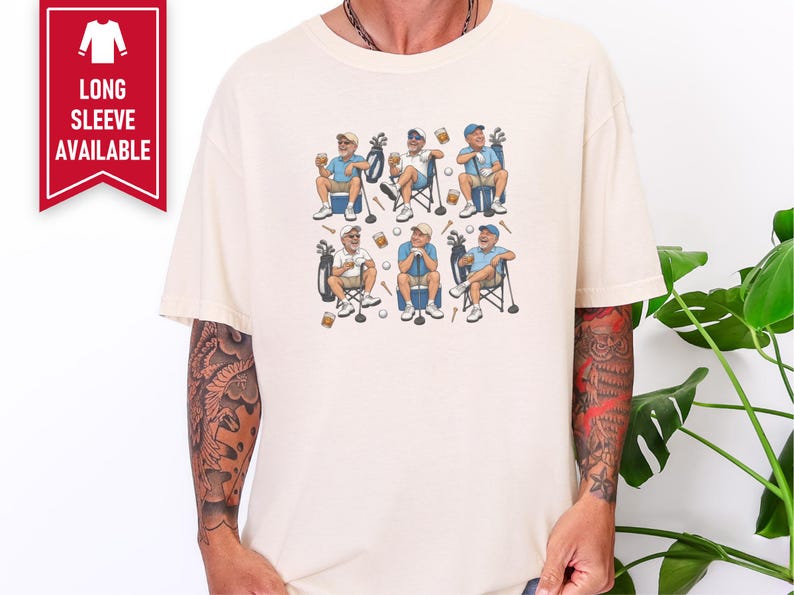 Funny Golf Shirt, Golf Gift For Men, Retro Golf T Shirt, Golf Lover Tee, Funny Golfer Gift, Grandpa Golf Shirt, Golf Tournament Gift afbeelding 5