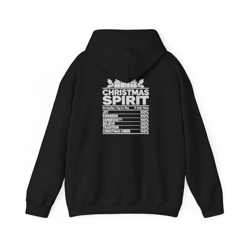 Weihnachtsshirt für die ganze Familie, Gruppen-Weihnachtsshirt, Nährwertangaben zum Thema Weihnachten, passendes Weihnachtsshirt, lustiges Weihnachtsgeschenk Bild 13