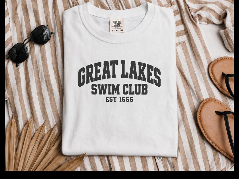 Great Lakes Shirt, Great Lakes Gift, Swim Team Shirt, Varsity Shirt, Great Lakes Swim Club image 6