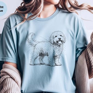 Maglietta con disegno di Goldendoodle, Mamma e papà di Goldendoodle, Abbigliamento per amanti degli animali immagine 6
