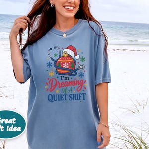 Nurse Christmas Sweatshirt, Funny Nurse Holiday Gift, Quiet Shift Shirt, Christmas ICU Nurse Top, RN Christmas Hoodie image 6