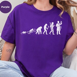 Funny Chemistry Tee, Evolution Of A Scientist Shirt, Lab Life Scientist Student Teacher, Biology Physics Med Lab Unisex Tee, Lab Life Shirt image 12