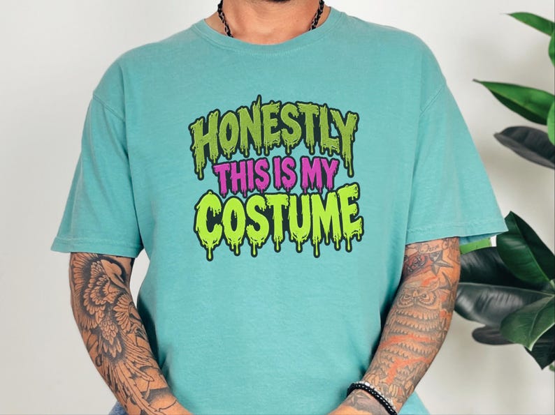 Lazy Costume Shirt, Halloween Movie Tee, Funny Slogan Tee, Sarcastic Halloween Costume Shirt, Lazy Costume Party image 2