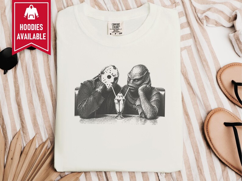 Vintage Horror Shirt, Retro Horror Movie Tee, Classic Monster Gift, Slasher Movie Shirt, Cult Movie Fan Shirt, Horror Fan T Shirt image 6