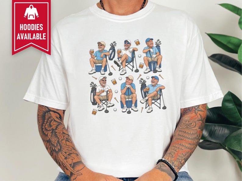 Funny Golf Shirt, Golf Gift For Men, Retro Golf T Shirt, Golf Lover Tee, Funny Golfer Gift, Grandpa Golf Shirt, Golf Tournament Gift afbeelding 10