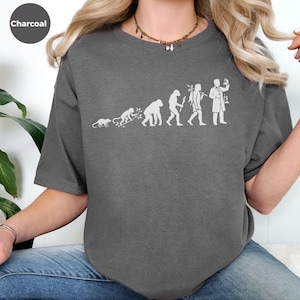 Funny Chemistry Tee, Evolution Of A Scientist Shirt, Lab Life Scientist Student Teacher, Biology Physics Med Lab Unisex Tee, Lab Life Shirt image 6