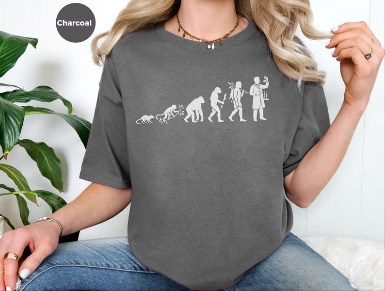 Funny Chemistry Tee, Evolution Of A Scientist Shirt, Lab Life Scientist Student Teacher, Biology Physics Med Lab Unisex Tee, Lab Life Shirt image 6