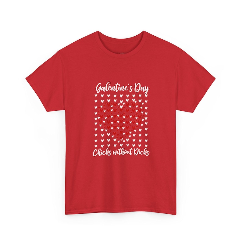 Camiseta divertida para el Día de San Valentín, Camiseta "Chicas sin pene", Regalo para el grupo de amigas para el Día de San Valentín, Ropa para mujeres anti-San Valentín, Camiseta de pandilla de chicas imagen 1