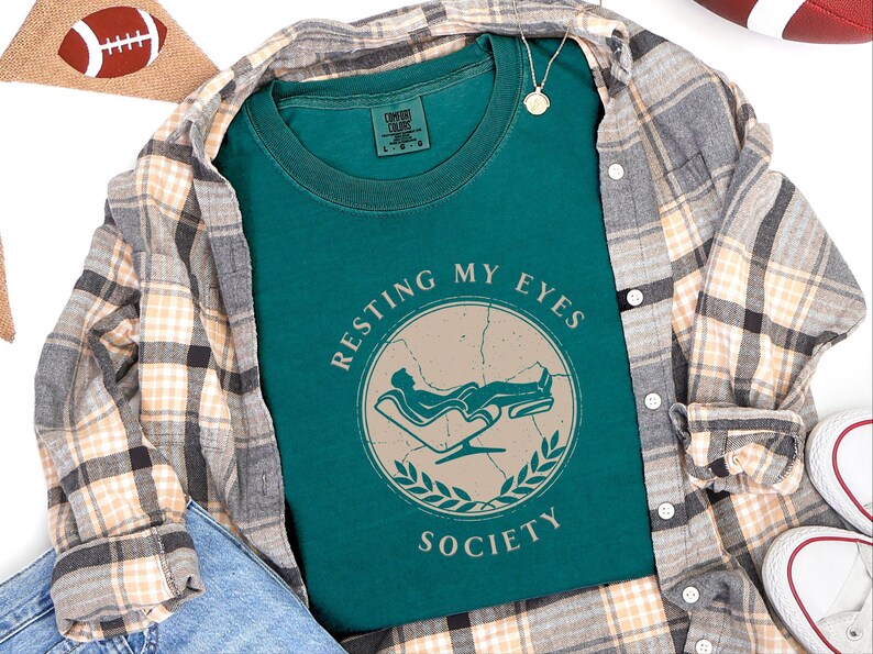 Comfort Colors Resting My Eyes Society T-Shirt, Funny Napping Tee for Men, Vintage Dad Humor Shirt, Sarcastic Sleep Lover Tee, Resting Eyes image 5