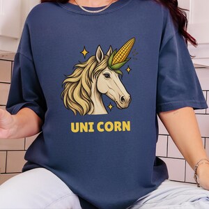 Funny Horse Shirt, Funny Unicorn Shirt, Horse Lover Gift, Funny Farm Shirt, Uni Corn Shirt, Cowgirl Gift image 5