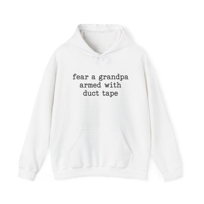 Funny Grandpa Shirt, Fear A Grandpa Armed With Duct Tape Tee, Grandpa Gift Idea, Sarcastic Grandpa Shirt, Father Day Gift image 12