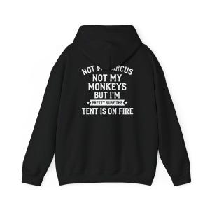 Funny Camping Shirt, Camping Humor Tee, Tent Is On Fire Shirt, Sarcastic Office Gift image 7