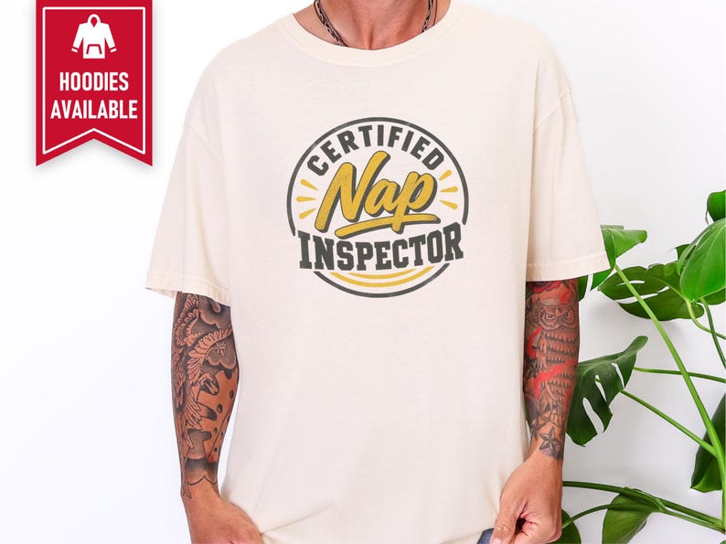 Nap Lover Shirt, Certified Nap Inspector Tee, Funny Napping Gift, Lazy Day Shirt, Sleepy Vibes Tee, Certified Nap Inspector image 8
