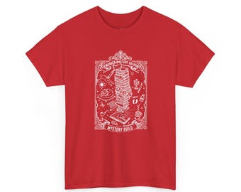 Murder Mystery Solver Shirt | Detective Fiction Book Lover Tee  and  Sherlock Holmes Agatha Christie Whodunnit Literary Gift Line Art