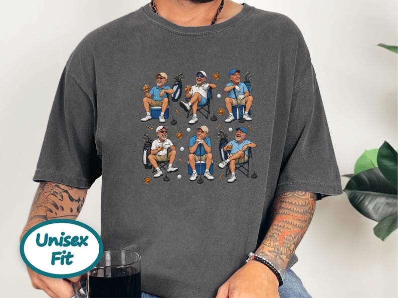 Funny Golf Shirt, Golf Gift For Men, Retro Golf T Shirt, Golf Lover Tee, Funny Golfer Gift, Grandpa Golf Shirt, Golf Tournament Gift afbeelding 7