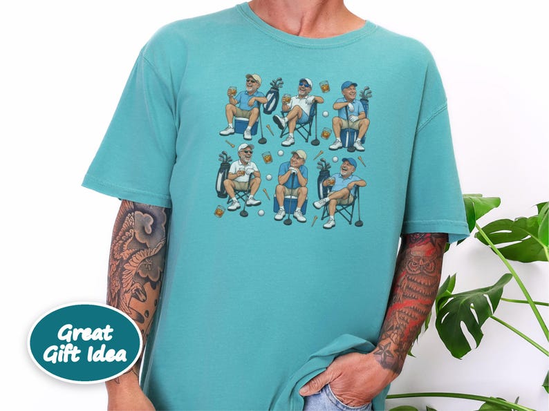 Funny Golf Shirt, Golf Gift For Men, Retro Golf T Shirt, Golf Lover Tee, Funny Golfer Gift, Grandpa Golf Shirt, Golf Tournament Gift afbeelding 4