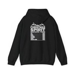 Camiseta com espírito natalino, camiseta com informações nutricionais para as festas de fim de ano, camiseta combinando para a família, camiseta divertida para festas de fim de ano, camiseta com espírito natalino imagem 13
