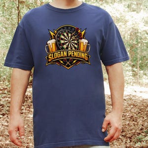 Funny Darts Shirt, Darts And Beer Gift, Slogan Pending Shirt, Pub League Tee, Dart Player Shirt, Drinking Team Shirt, Dartboard Gift image 1