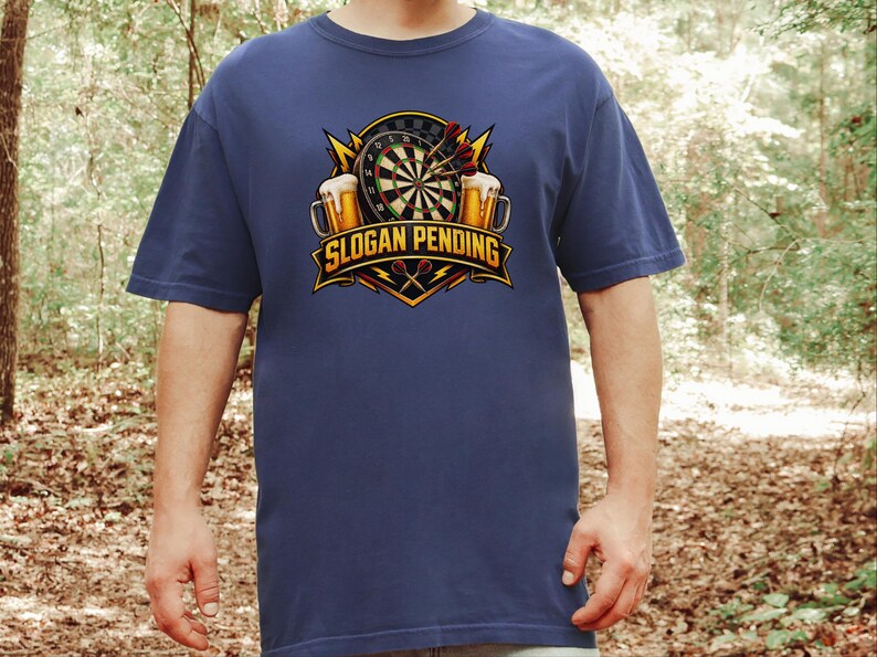 Funny Darts Shirt, Darts And Beer Gift, Slogan Pending Shirt, Pub League Tee, Dart Player Shirt, Drinking Team Shirt, Dartboard Gift image 1