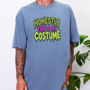 Lazy Costume Shirt, Halloween Movie Tee, Funny Slogan Tee, Sarcastic Halloween Costume Shirt, Lazy Costume Party image 3