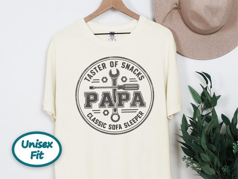 Funny Papa Shirt, Father's Day Papa Gift, Taster Of Snacks Papa Tee, Grandpa Mechanic Shirt, Gift For Grandpa image 4