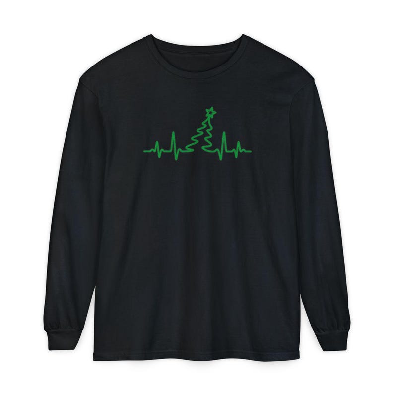 Grandpa Christmas Shirt, Cardiac Nurse Gift, Christmas Tree Heartbeat Tee, Cardiology Holiday Present, Grandpa Christmas Gift image 13