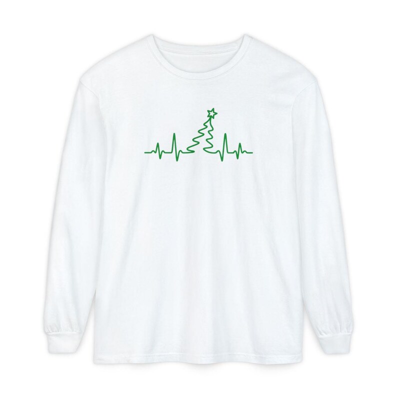 Grandpa Christmas Shirt, Cardiac Nurse Gift, Christmas Tree Heartbeat Tee, Cardiology Holiday Present, Grandpa Christmas Gift image 14