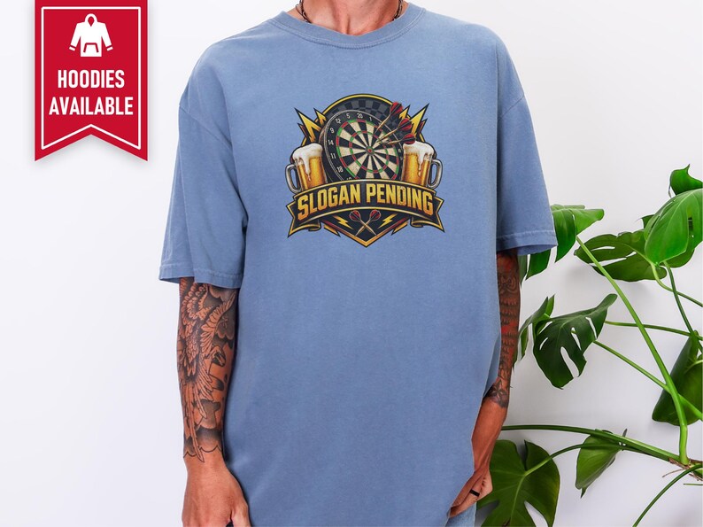 Funny Darts Shirt, Darts And Beer Gift, Slogan Pending Shirt, Pub League Tee, Dart Player Shirt, Drinking Team Shirt, Dartboard Gift image 7