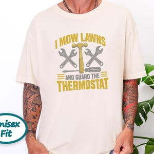 Lawn Care Shirt, Funny Dad Joke Tee, Handyman Gift For Men, Grass Cutting T Shirt, Father Day Gift image 7
