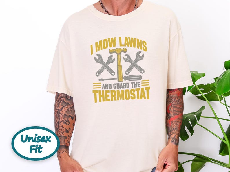 Lawn Care Shirt, Funny Dad Joke Tee, Handyman Gift For Men, Grass Cutting T Shirt, Father Day Gift image 7