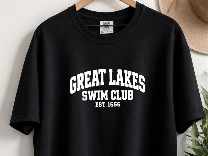 Great Lakes Shirt, Great Lakes Gift, Swim Team Shirt, Varsity Shirt, Great Lakes Swim Club image 9