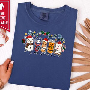 Christmas Nurse Shirt, Christmas Healthcare Shirt, ICU Nurse Christmas Shirt, Christmas CNA Shirt, Snowman Nurse Christmas Squad image 5