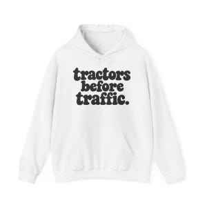 Funny Farming Shirt, Tractor Lover Gift, Tractors Before Traffic Tee, Country Life Shirt, Rural Living Top, Farm Life Apparel image 12