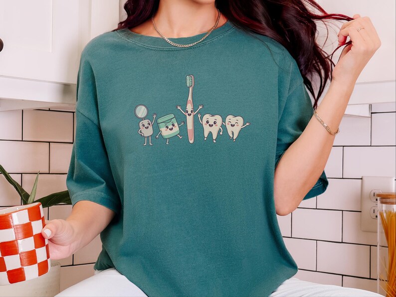 Comfort Colors RDH Dental Hygienist Tee, Dental Graduation T-Shirt, Orthodontics Assistant Tee, Pediatric Dental Professional, Rdh Tee image 14