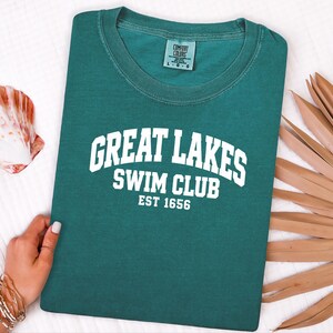 Great Lakes Shirt, Great Lakes Gift, Swim Team Shirt, Varsity Shirt, Great Lakes Swim Club image 5