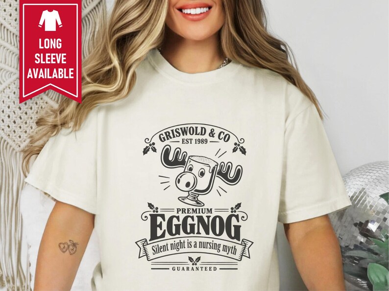 Griswold Shirt, Funny Christmas Pajamas, Nurse Christmas Gift, Eggnog Shirt, Clark Griswold, Holiday Humor Tee imagen 5