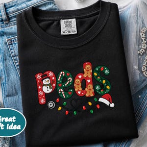 Camiseta navideña para enfermera pediátrica, regalo festivo para enfermera pediátrica, sudadera navideña para enfermera, top navideño para enfermera pediátrica imagen 14