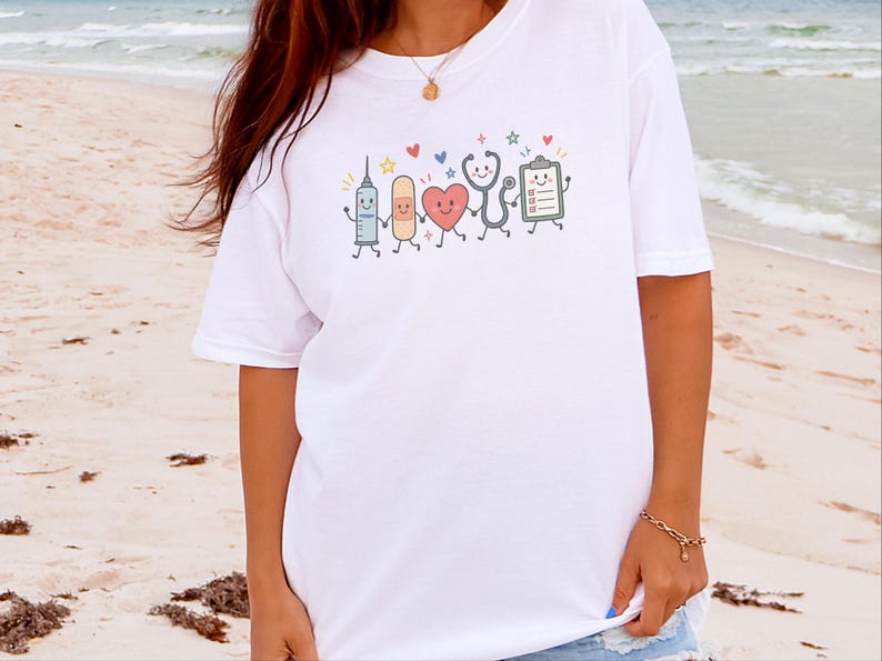 School Nurse Shirt, Pediatric Nurse Gift, Healthcare Worker Shirt, Registered Nurse Tee, Medical Professional Gift image 3
