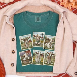 Goat Farmer Shirt, Goat Lover Gift, Goat Mom Shirt, Farm Girl Shirt, Vintage Goat Tee, Goat Farmer Gift image 7