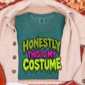 Lazy Costume Shirt, Halloween Movie Tee, Funny Slogan Tee, Sarcastic Halloween Costume Shirt, Lazy Costume Party image 8