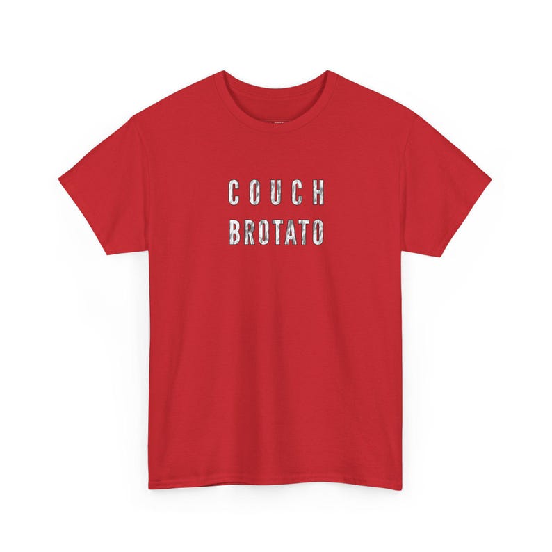 Couch Brotato Shirt - Funny Lazy Dad Gift, Homebody Club Tee, Sarcastic Gamer Husband Gift, I Require Snacks Loungewear and Sloth Humor image 1