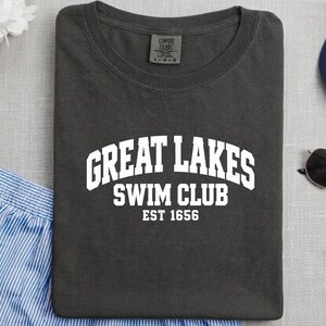 Great Lakes Shirt, Great Lakes Gift, Swim Team Shirt, Varsity Shirt, Great Lakes Swim Club image 7