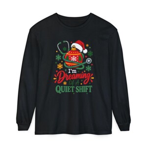 Nurse Christmas Sweatshirt, Funny Nurse Holiday Gift, Quiet Shift Shirt, Christmas ICU Nurse Top, RN Christmas Hoodie image 13