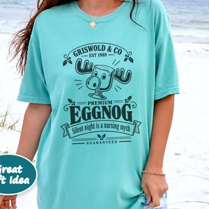 Griswold Shirt, Funny Christmas Pajamas, Nurse Christmas Gift, Eggnog Shirt, Clark Griswold, Holiday Humor Tee imagen 6