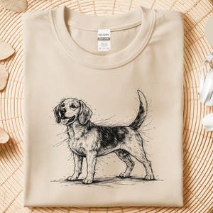 Beagle-schets afbeelding 6
