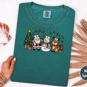 Christmas Nurse Shirt, Nurse Group Shirt, Christmas Nurse Gift, Medical Staff Tee, Healthcare Christmas, Nurse Holiday Shirt